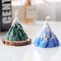 1pcs 3d iceberg candle mould for diy candle making soap mold aroma diy silicone mould christmas decorative molds