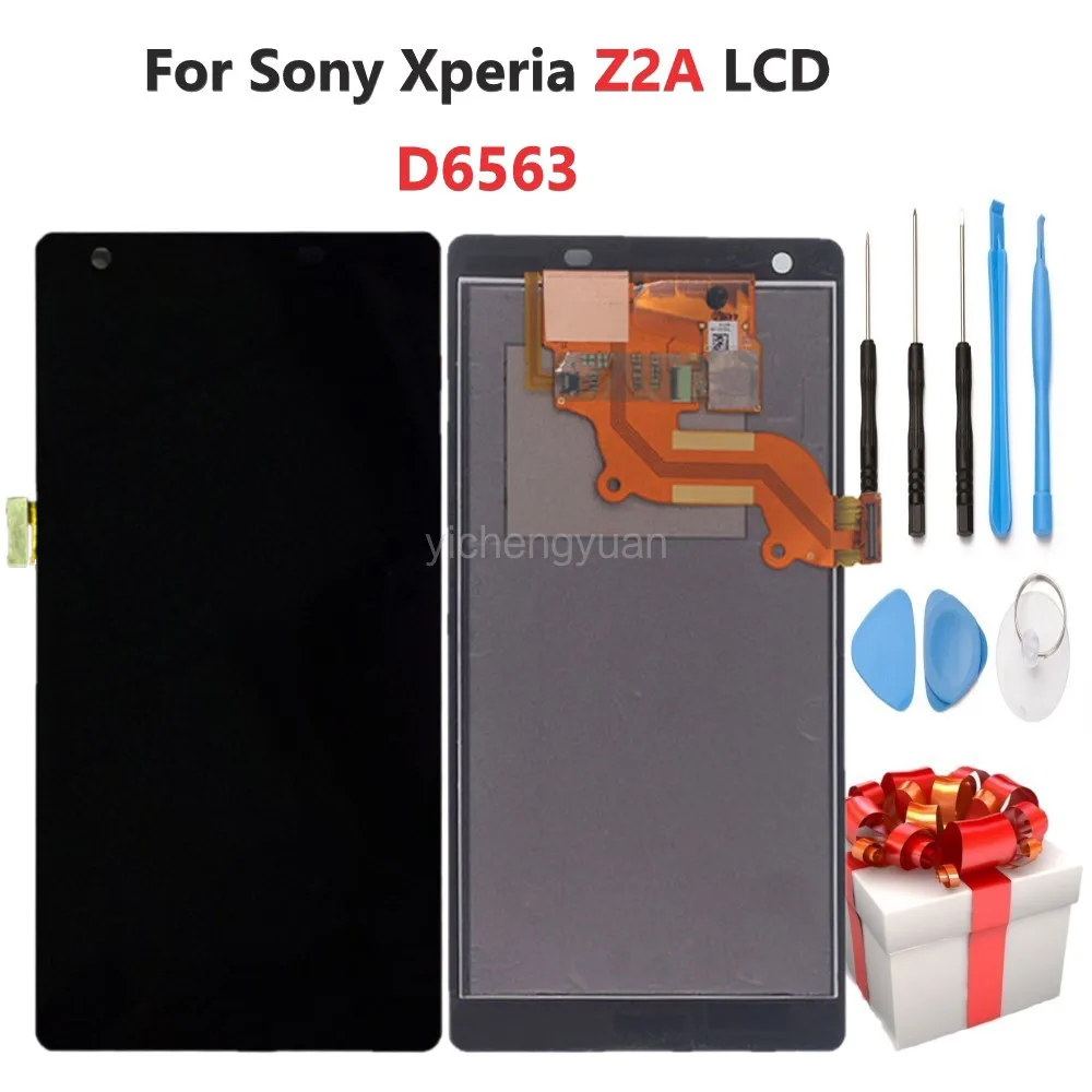 

Оригинальный ЖК-экран для Sony Xperia Z2A, ЖК-экран, сенсорный дисплей, дигитайзер в сборе с рамкой для Sony Z2A D6563 LCD