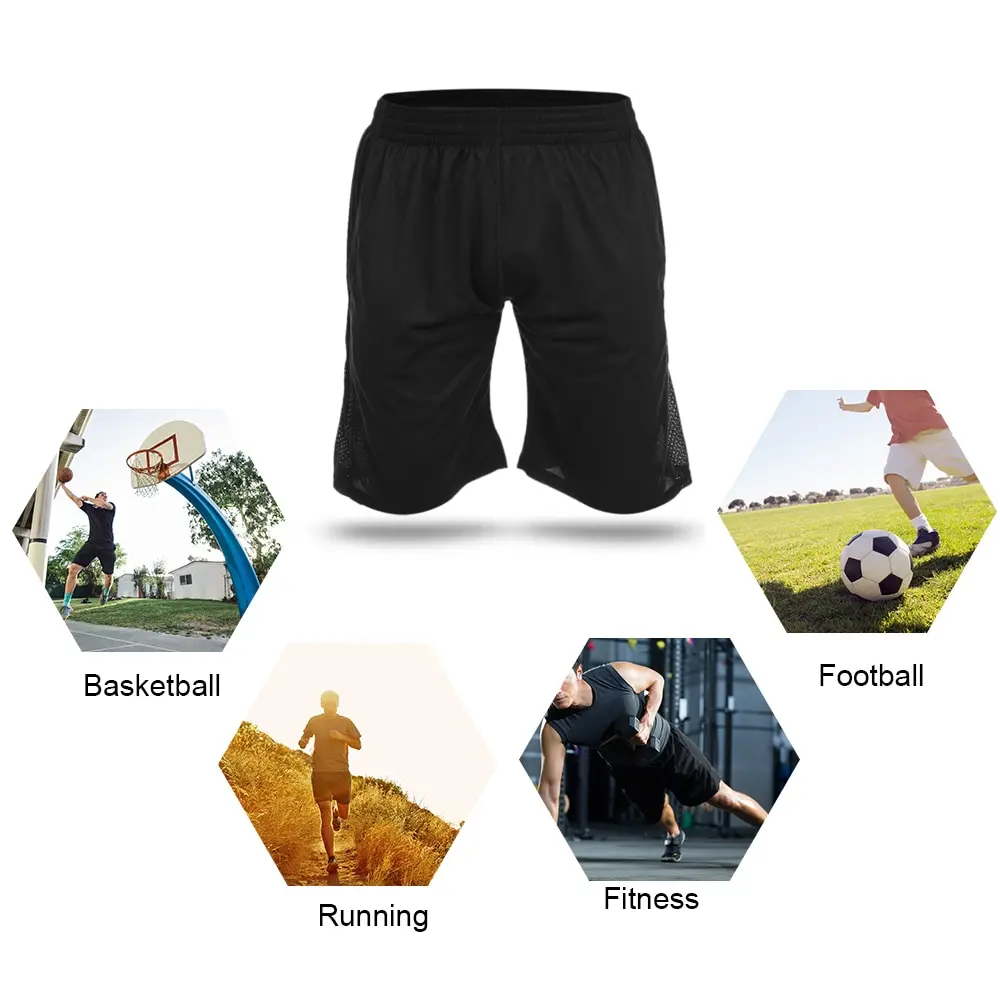 Lixada летние быстросохнущие спортивные шорты для спортзала мужская спортивная