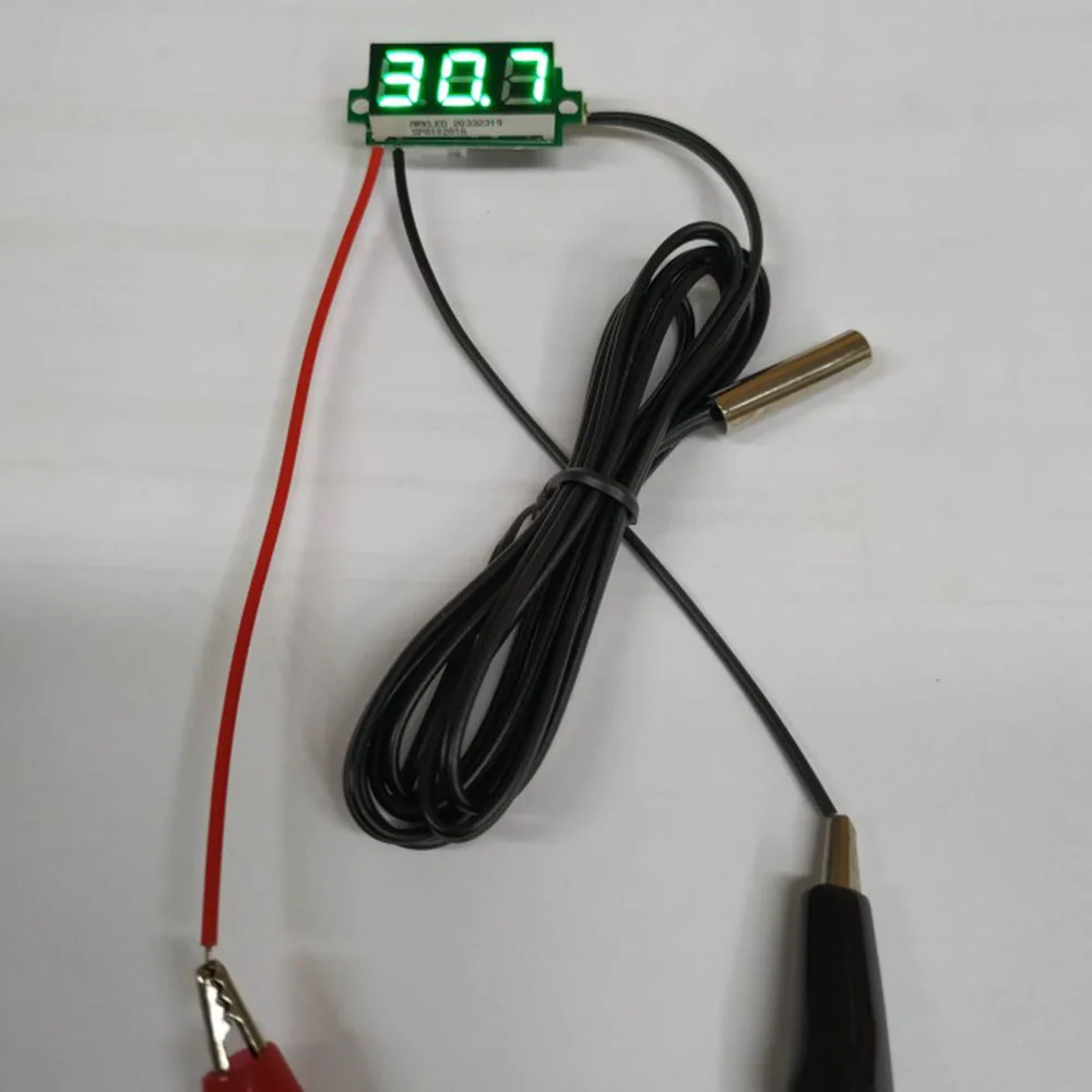 датчик температуры Светодиодный дисплея 0 28 дюйма внутренний термометр