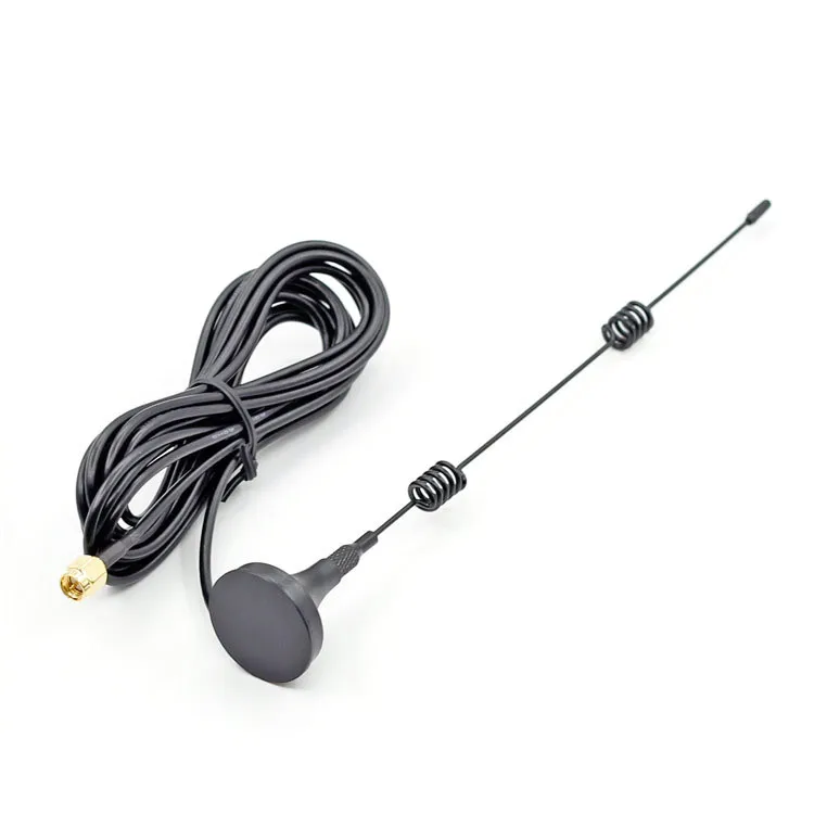 

Suction Cup Antenna 2.4G 5 DBi With Cable Black For Mobile Base Radio 3CM Wireless Module Matching Antenna SMA Male Female Pin