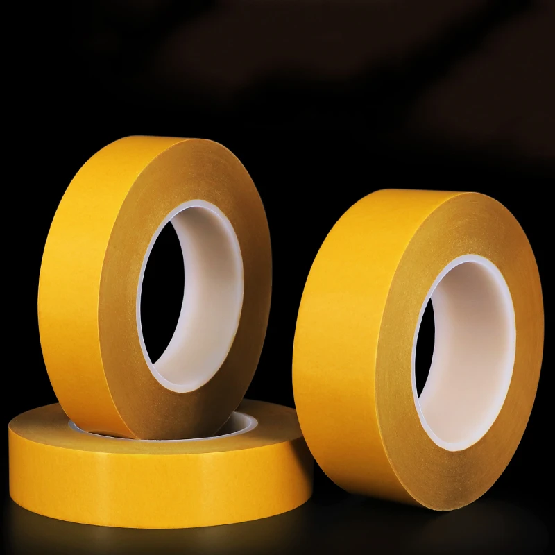 Двухсторонняя лента ПЭТ устойчивая к высоким температурам 50 м не оставляет