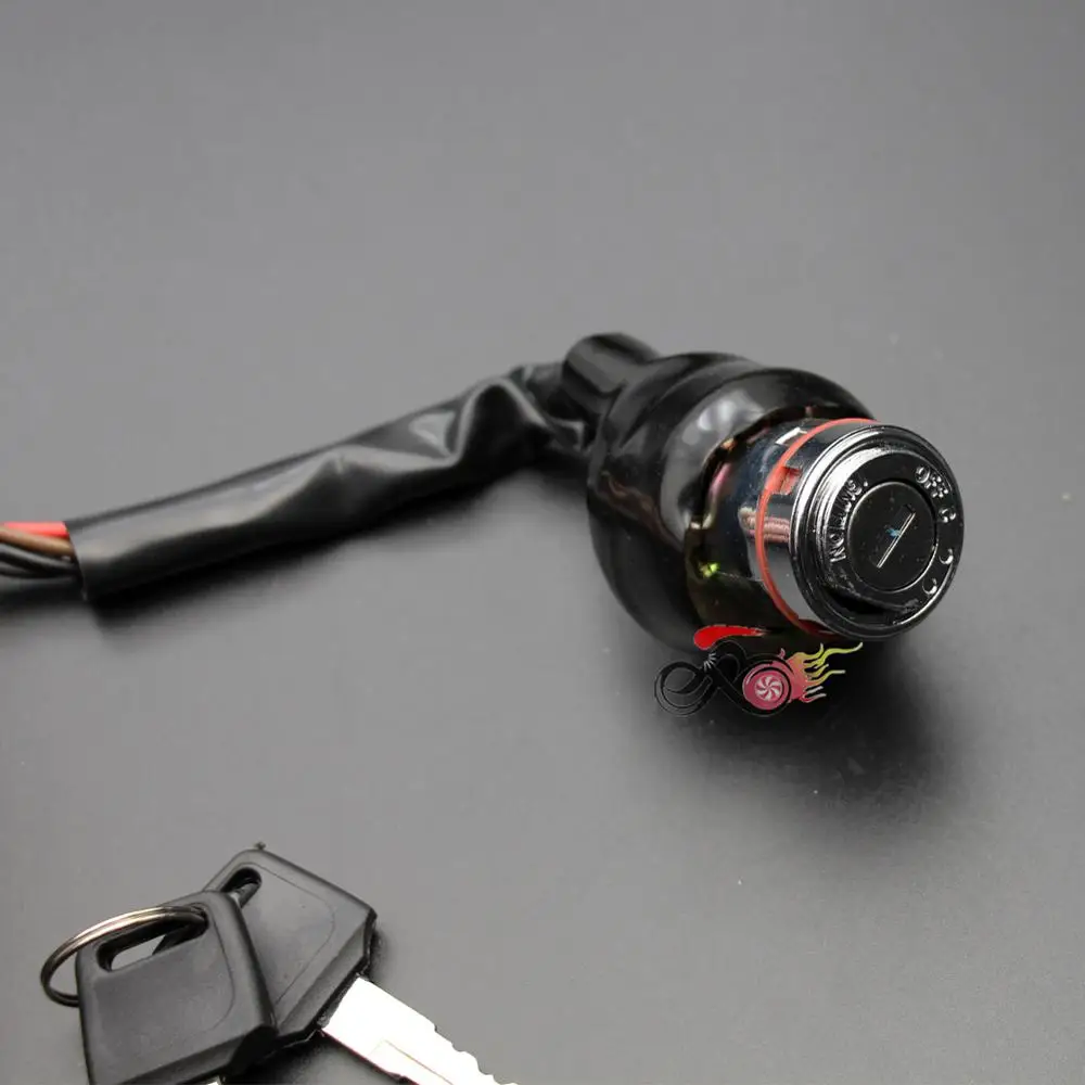 6 pin ключ зажигания для 50cc 70cc 90cc 110cc 125cc 150cc 250cc вездеход ROKETA KAZUMA и кошечкой красного