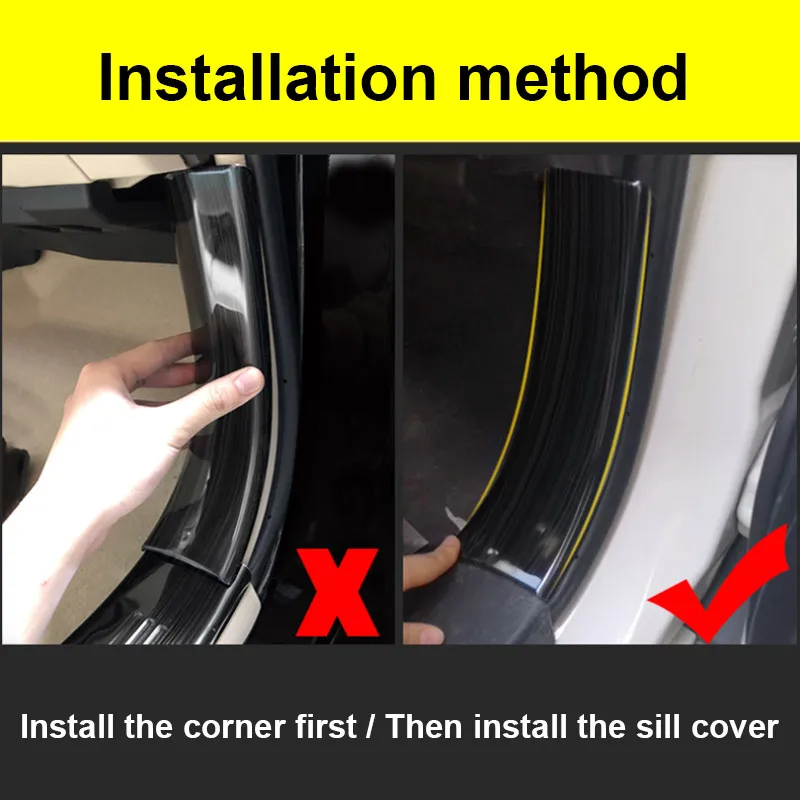 Накладка на порог Hivotd защита из нержавеющей стали для модификации автомобиля