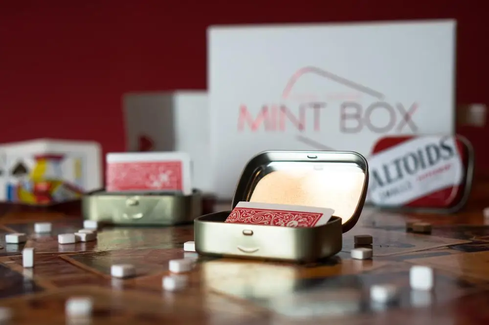 Коробка мятных леденцов Trick от Daniel Garcia Magic Tricks исчезает волшебник магии крупным