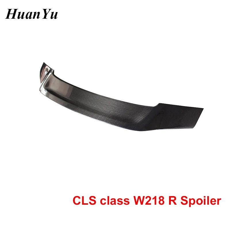 W218 R спойлер на багажник из углеродного волокна для Mercedes benz CLS Class 2011 2016 глянцевые