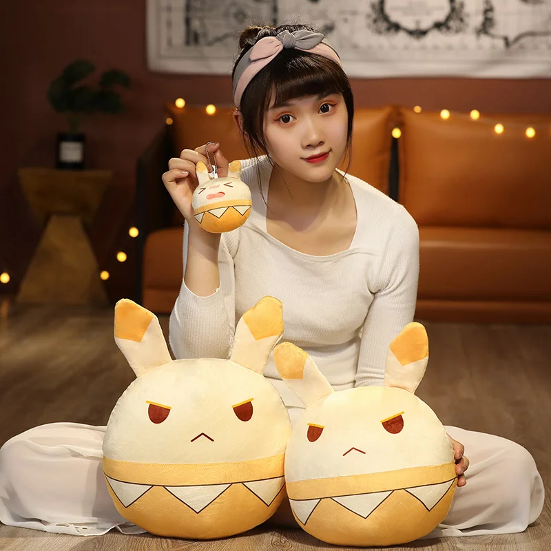 

Game Genshin Impact Cute Plush Dolls Keli Bomb Kawaii Pillow Cartoon Cushion Keqing Ganyu Hutao Anime Woman Toy Cosplay Gift