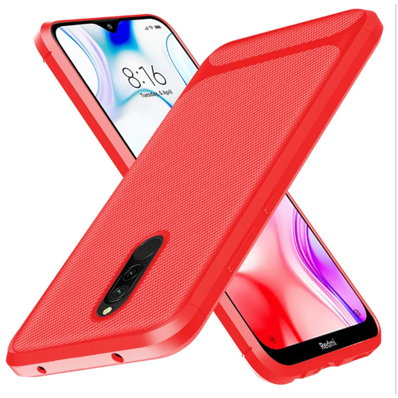 Силиконовый чехол Alesser для Xiaomi Redmi 8 защитный 8A |