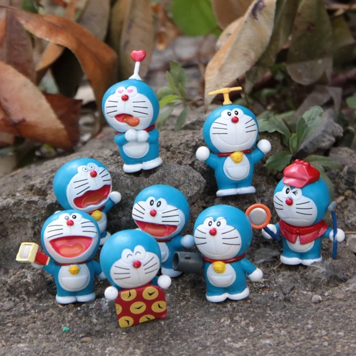 

Милая фигурка героя из ПВХ Doraemon, Коллекционная модель из смолы, игрушка, кукла, подарки, косплей