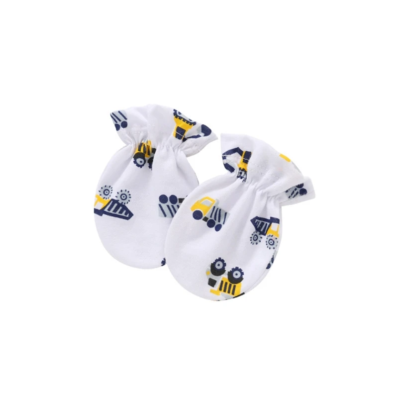 

1 Pair Baby Anti Scratching Soft Cotton Gloves Newborn Protection Face Scratch Mittens Infant Handguard Supplies