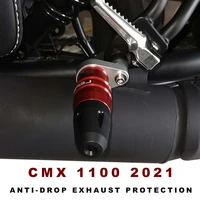 for honda rebel cmx 1100 cmx1100 2021 motorcycle cnc accessoires falling protection exhaust slider crash pad slider