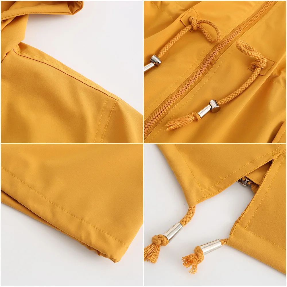 

2020 New Spring Trench Coat Long Women'S Windbreaker Warm Women'S Coat With Stand Collar New Design Women Coat