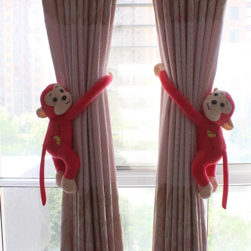 Подставка для занавесок в виде мультяшной крысы и обезьяны зажим-Крючок штор