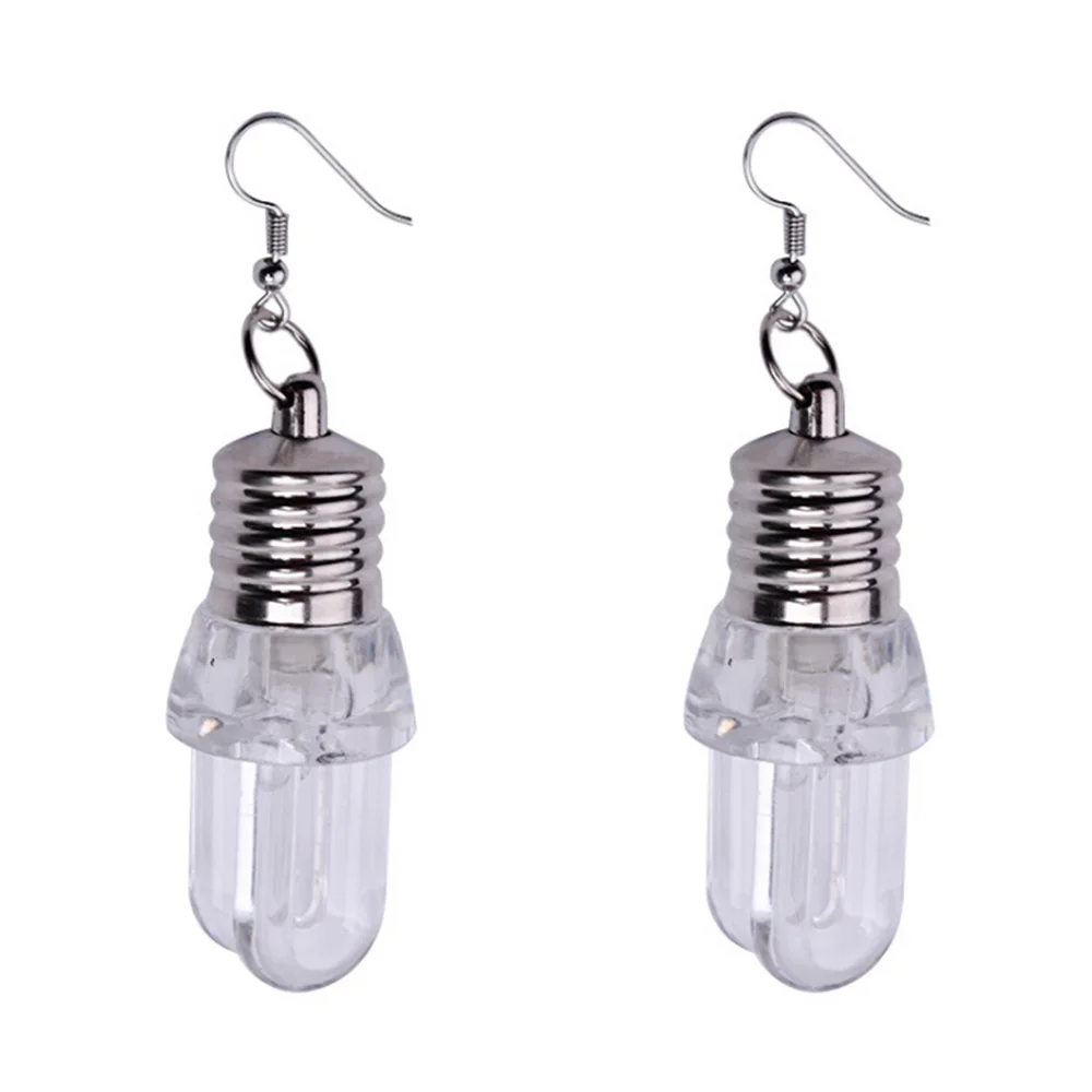 Красосветильник светодиодные лампочки светящиеся серьги забавные панковские