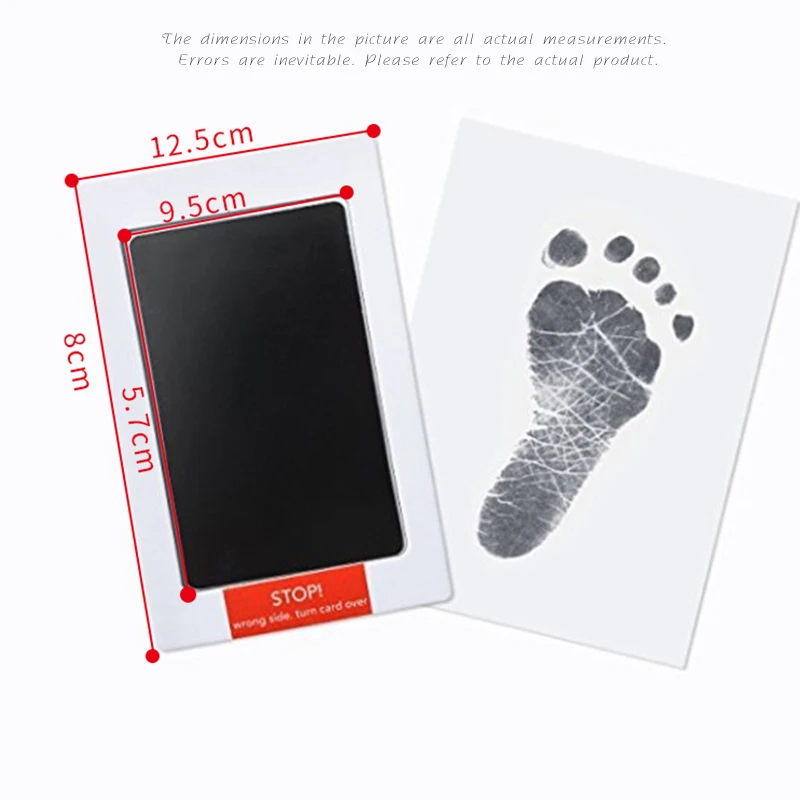 

No Contact with Skin Handprint Footprint Non-Toxic Newborn Imprint Hand Inkpad Watermark Infant Souvenirs Casting Clay Toys Gift
