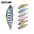 Искусственная жесткая приманка Bassland issen minnow isca, рыболовная приманка, воблеры, тонущий для окуня, окуня, форель, щука, рыба, Япония