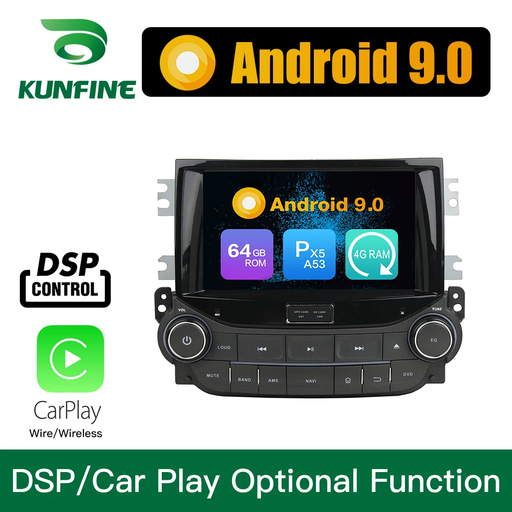 Android 9,0 Восьмиядерный 4 Гб ОЗУ 64 Гб ПЗУ автомобильный DVD gps мультимедийный плеер стерео для Chevrolet Malibu радио головное устройство