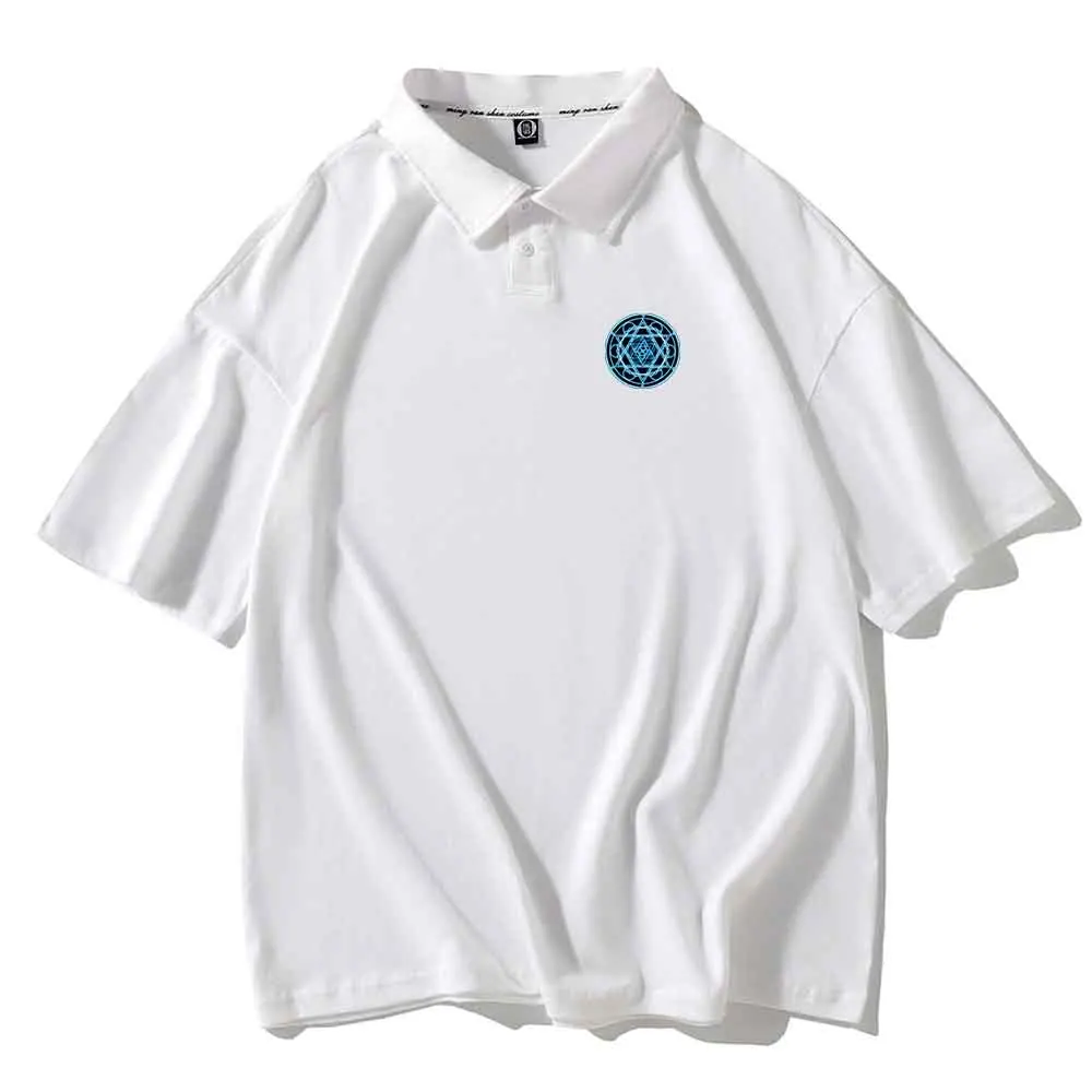 

Рубашка-поло мужская с отложным воротником, короткий рукав, топ в уличном стиле, деловая одежда, лето