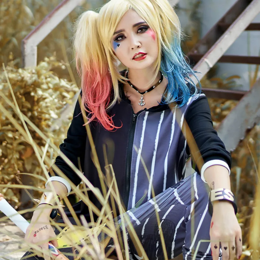 Комбинезон женский в стиле Харадзюку с принтом чудовища свободного покроя со