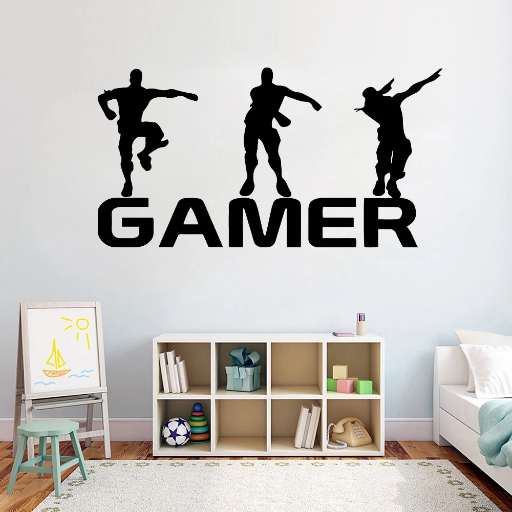 Игровая Наклейка на стену для геймера PS4 игра DIY виниловая наклейка контроллер