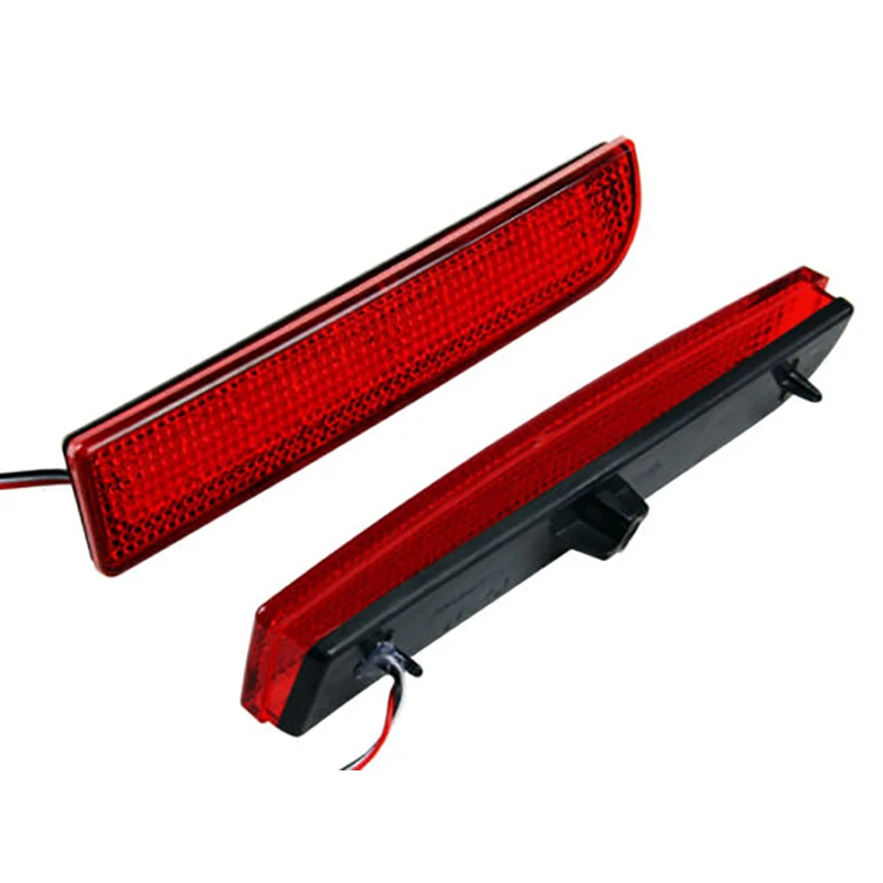 Автомобильный красный светоотражатель для бампера светодиодный задний стоп
