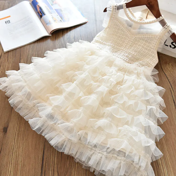 Baby Girl Formal Dress Children's Girls Clothes Infant Kids Dance Party Costume 3-8 Years Birthday For Wedding | Детская одежда и