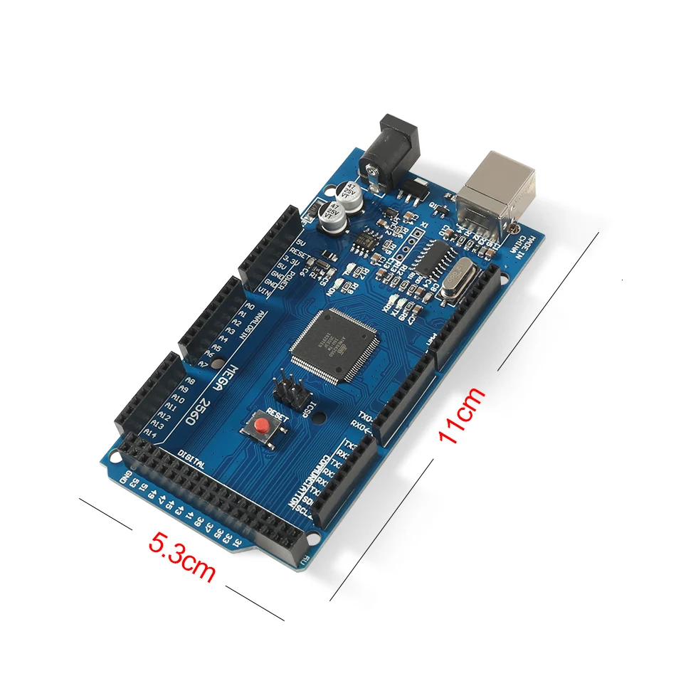 Плата Mega 2560 R3 Mega2560 Rev3 для Arduino (Φ Ch340 Ch340g) с совместимым Usb кабелем|Аксессуары