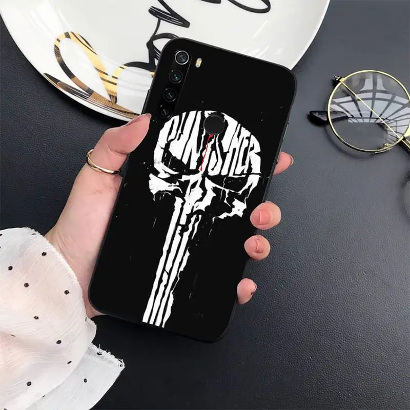 

Punisher Frank Castle Phone Cases For Xiaomi Redmi 7 8 9t a3Pro 9se k20 mi8 max3 lite 9 note 9s 10 pro