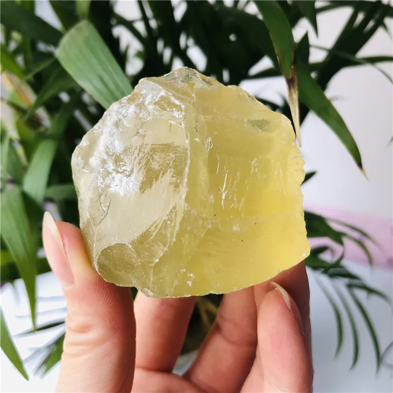 Натуральный сырой кварцовый Кристалл ксантолита грубый камень с лечебным
