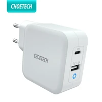 choetech gan charger 65w usb type c pd 3 0 fast charger travel wall charger for iphone 11 macbook pro xiaomi samsung dell ipad
