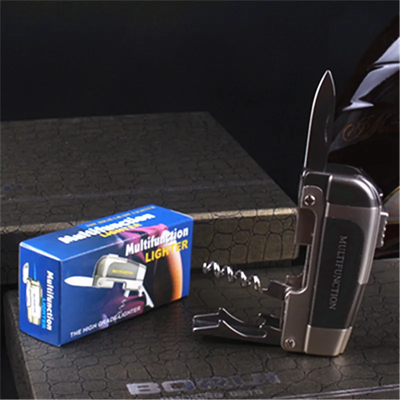 Новинка многофункциональная струйная зажигалка металлическая турбо надувная