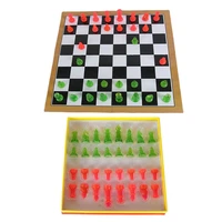 high qualityimitation jade resin materialchess casual puzzle toy chess setboard setfoldable internationalchess gamesbirthdaygift