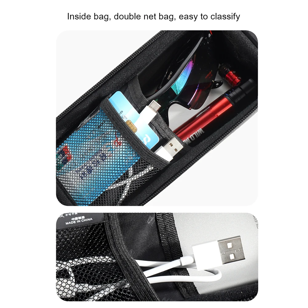 wild man bicycle touch screen waterproof bags bike handlebar top tube pouch mtb road bike bag 6 5 phone case bike accessories free global shipping