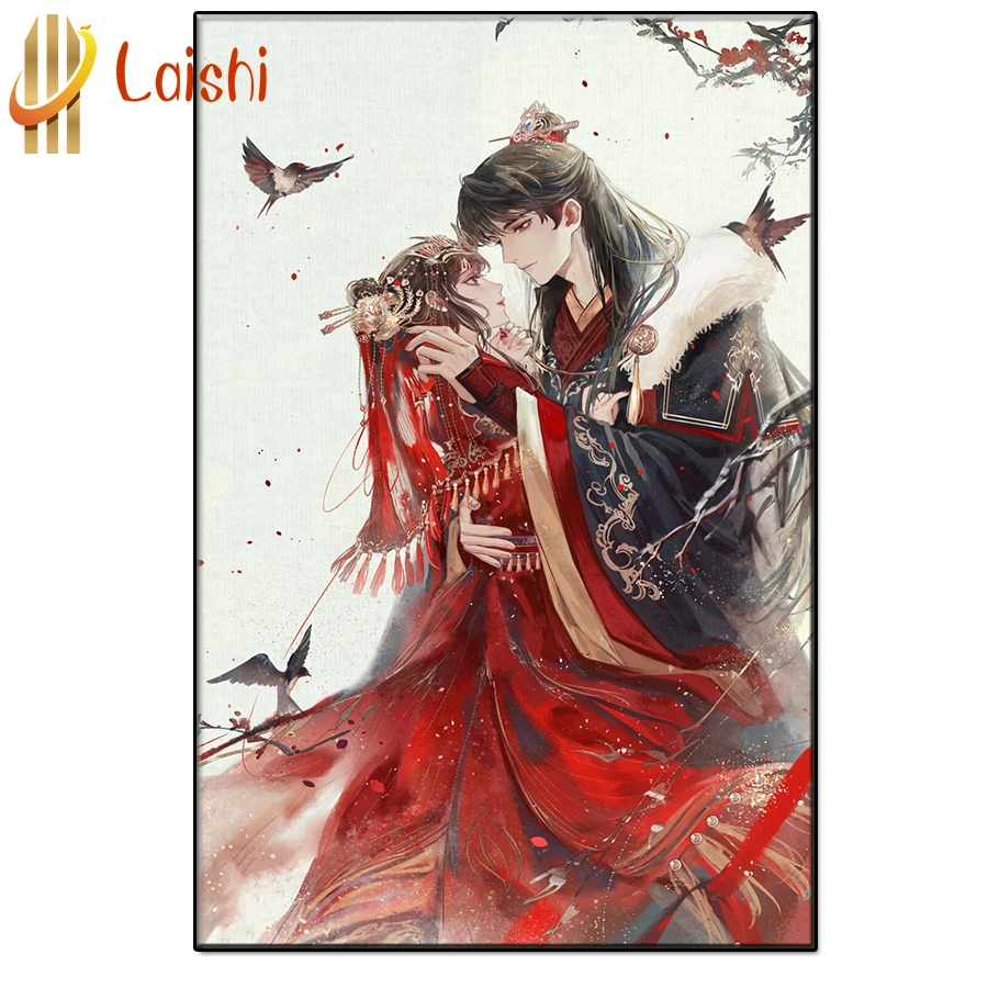 

5D DIY Cartoon, classical couple Diamond painting circle full square diamond mosaic cross stitch mosaic home decoration gift