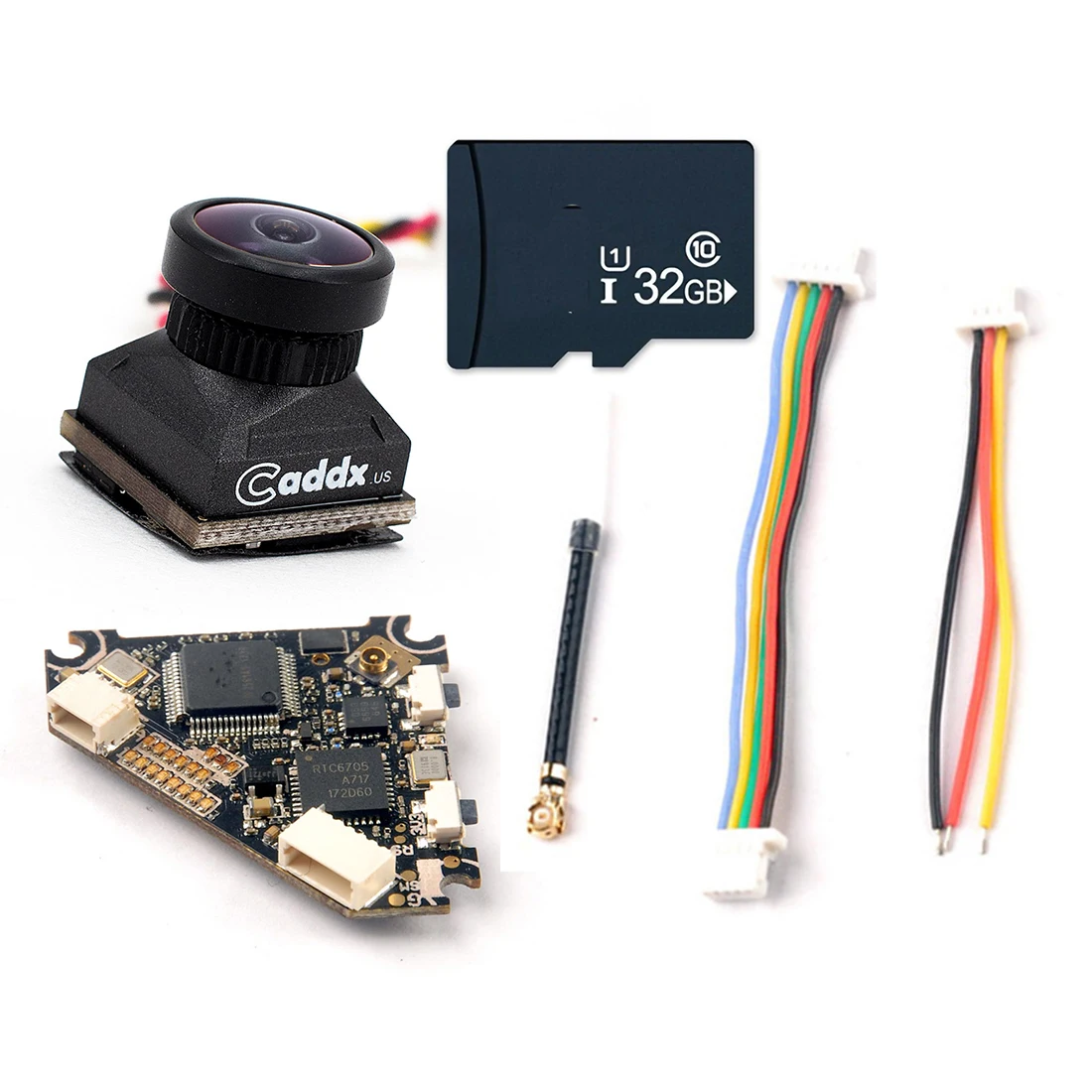 Переключатель передатчика Diamond VTX 5 8G 40CH 25 ~ 200 мВт DVR Запись аудио и Caddx Turbo EOS2 FPV