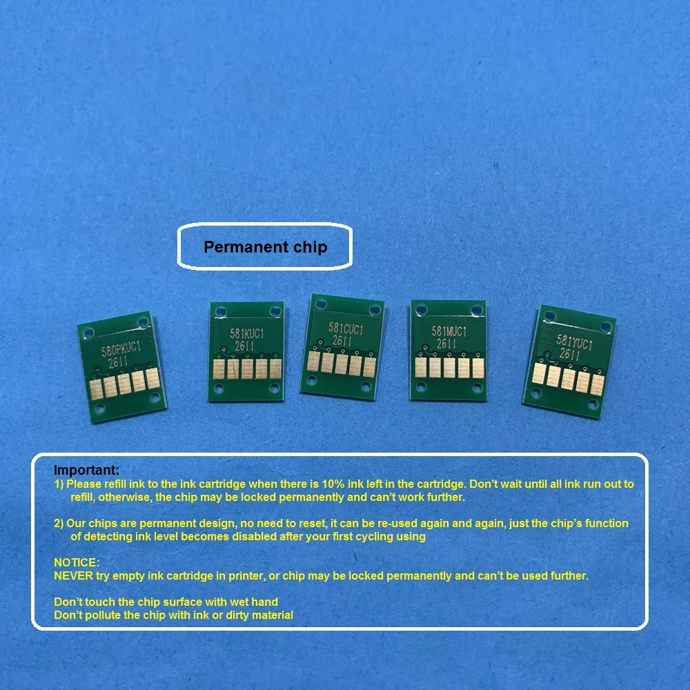 YOTAT перезаправляемый картридж PGI-580 CLI-581 PGI580 для Canon PIXMA TR7550 TR8550 TS6150 TS6151 TS8150 TS8151 TS8152