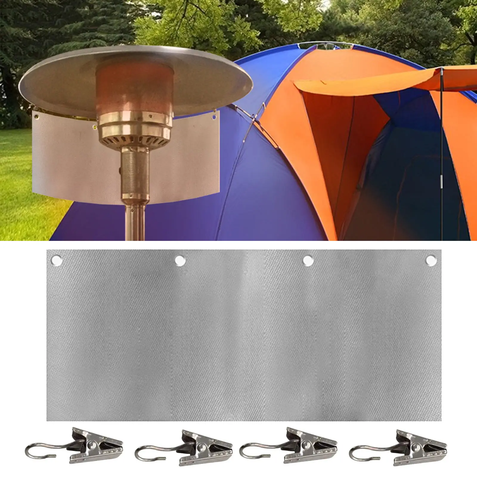 

Патио Нагреватель отражатель экран нагреватель щит сменный верхний экран отражатель съемный