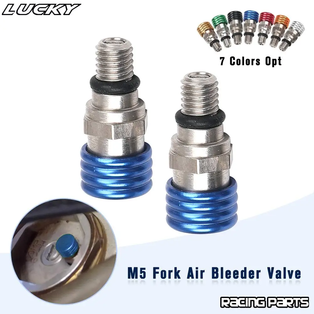 Винт M5 передняя вилка воздушный предохранительный клапан для Kawasaki Yamaha CR CRF YZ YZF WRF