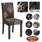 Чехол для стула, эластичный, универсальный, из спандекса, с принтом