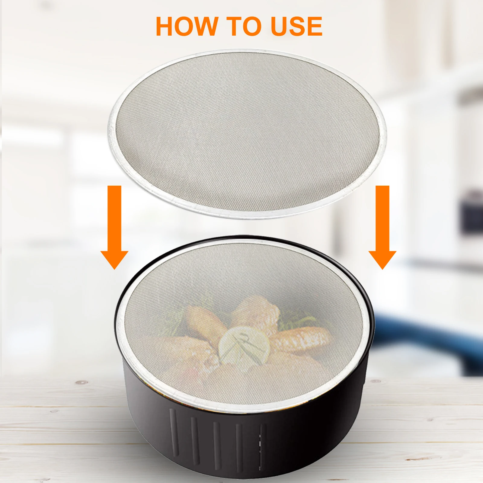 Аксессуары для фритюрницы крышка от брызг масляная сетка из нержавеющей стали