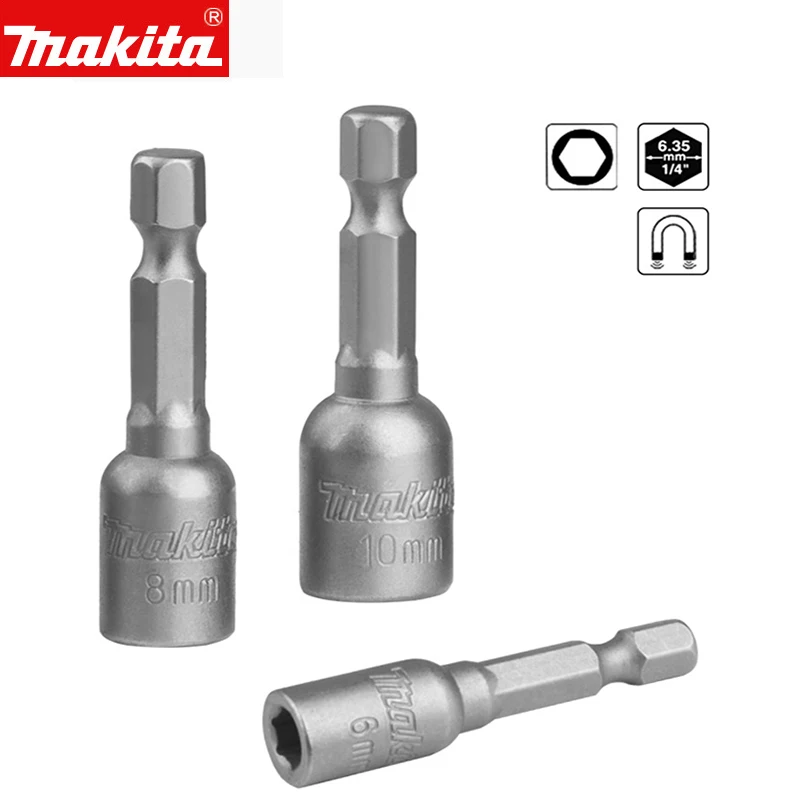

Makita Drill Bits 43 Pcs For Driver Head Cross Flower Type Head Hexagon Socket Tool Parts