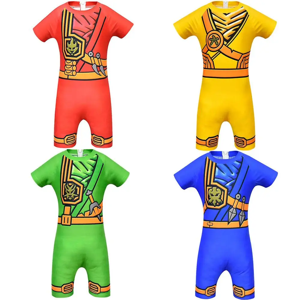 Ninjago вечерние костюмы для мальчиков Комплекты одежды супергероя косплея ниндзя