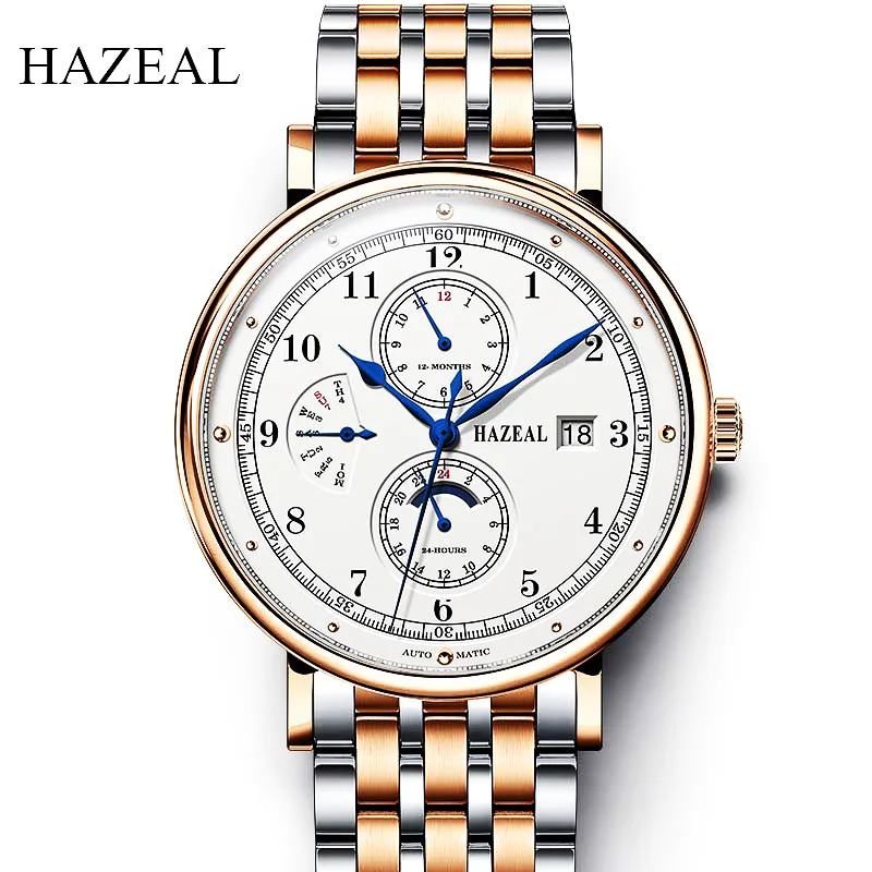 Часы мужские механические водонепроницаемые до 50 м 2020|Мужские часы| |