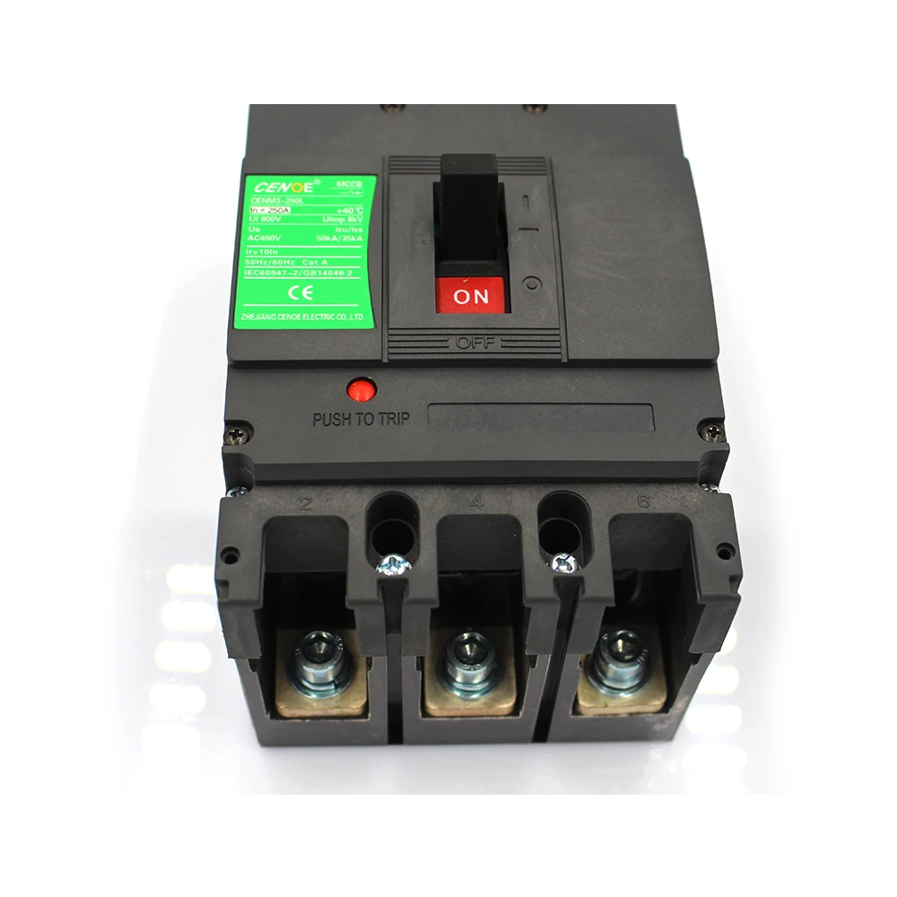 100A-250A 400V MCCB Molded case circuit breaker with convenient module box already installed shunt release or Auxiliary contact on.МСАВ 100А-250А 400В АВТ-автоматический выключатель с корпусом из формованной массы и удобным модульным ящиком, уже установле