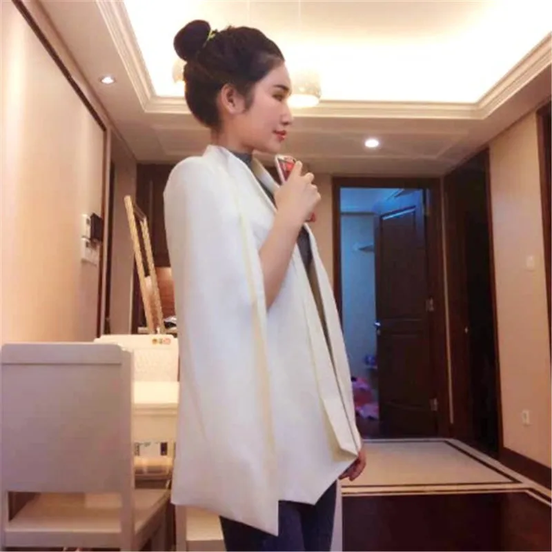 Новинка 2020 плащ шаль Блейзер женский весенний кардиган Женский Стильный