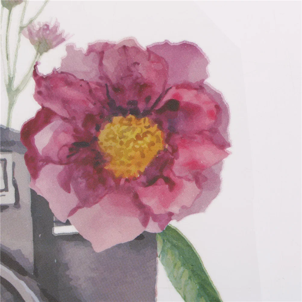 

New 1pc Creative DIY Flower Camera Print On A-level Patches Accessory For Clothing Decoration Washable Stickers