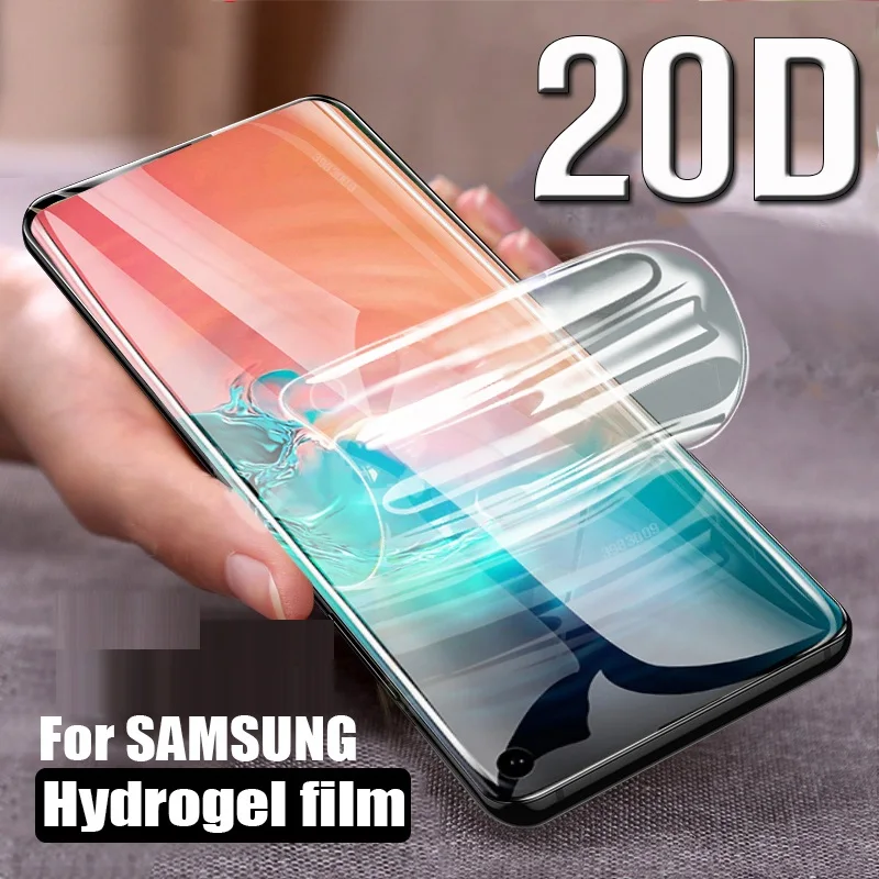 

Гидрогелевая пленка 9D для Samsung Galaxy A5 A7 A9 J2 J3 J7 J8 2018 A6 A8 J4 J6 Plus 2018, защитная пленка для экрана, чехол