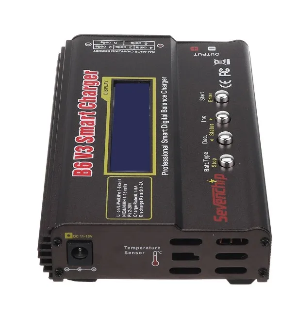 

MAX B6 V3 80W Lipo Battery Balance Charger/Discharger With 12V 5A AC Adapter For LiHV LiIonLiFe NiCd NiMH PB Battery