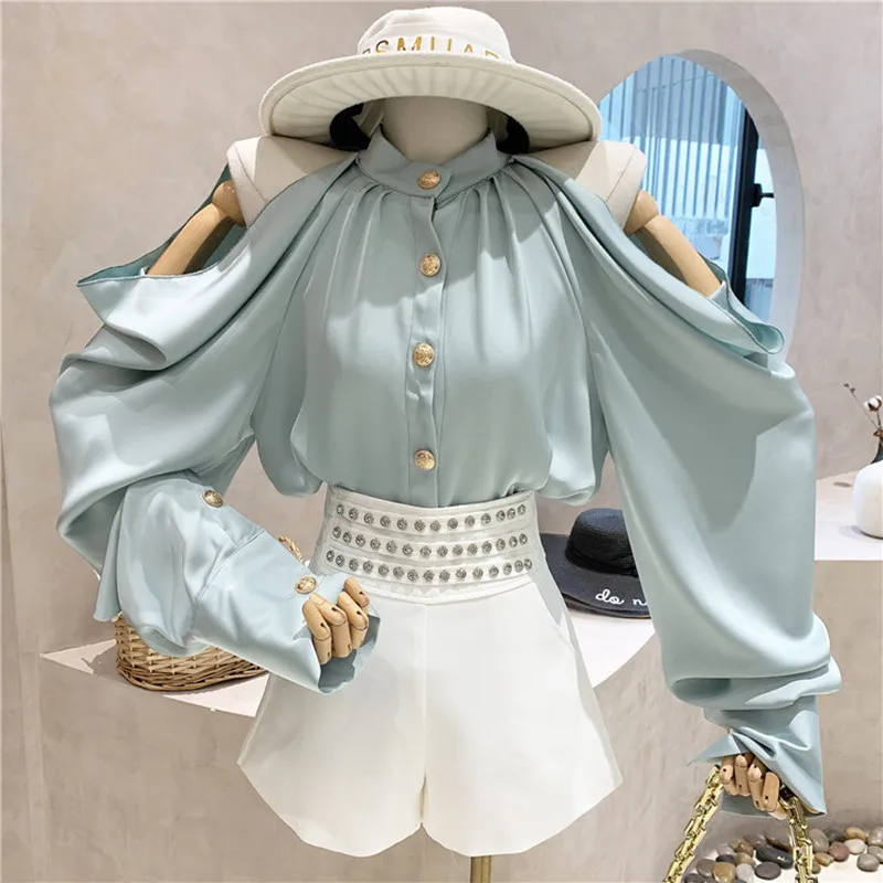 

New Women's Clothing Summer 2021 Fashion Loose and versatile High waist design Short A-line wide leg pants