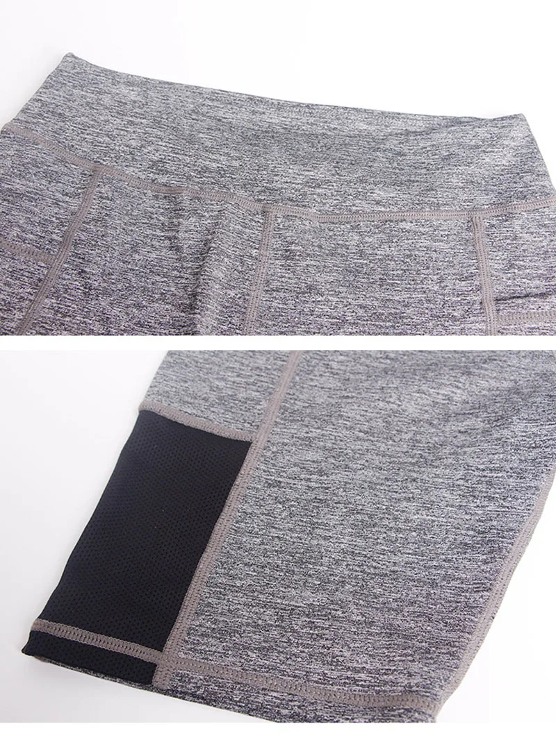 Шорты для йоги женские эластичные леггинсы фитнеса однотонные бесшовные